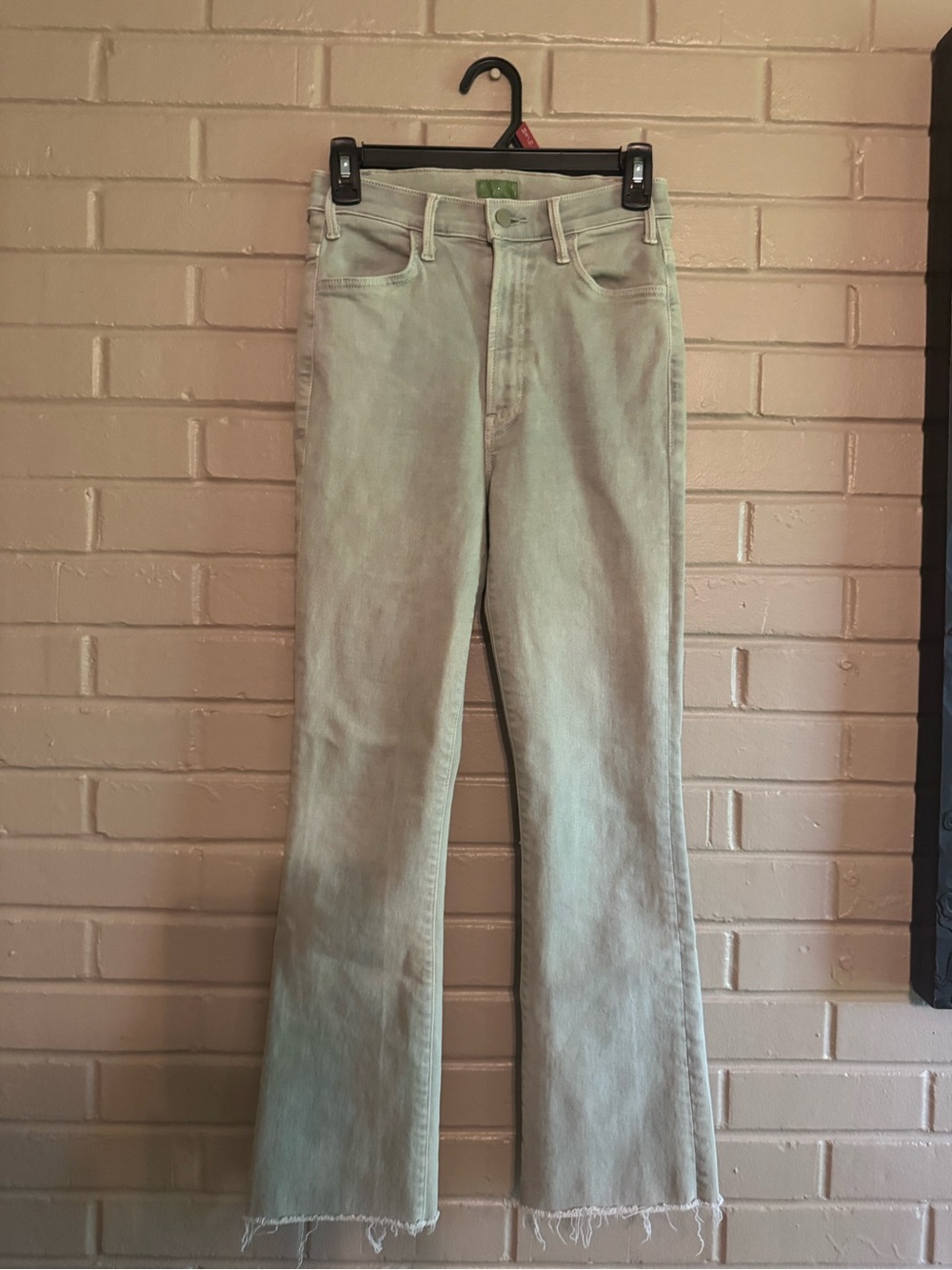 MOTHER Light Sage Flare Jeans